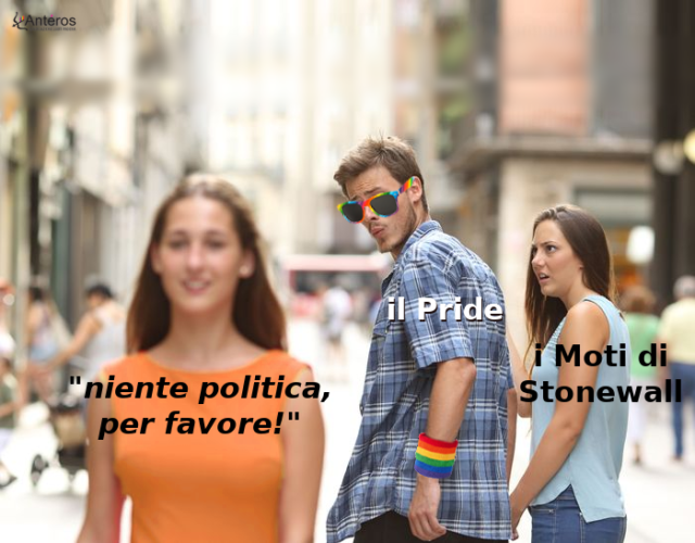 meme su depoliticizzazione dei Pride